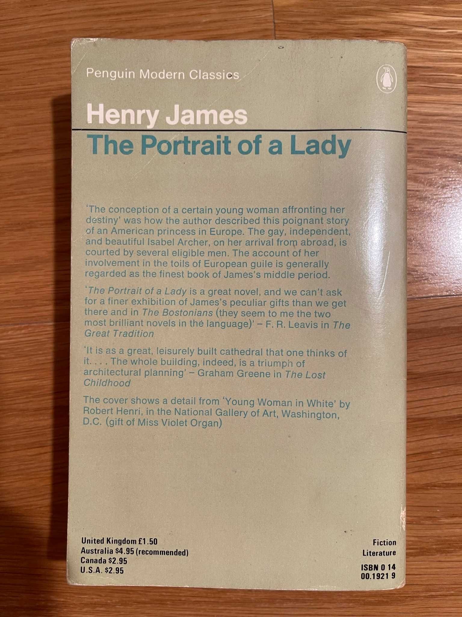 "The Portrait of a Lady", de Henry James