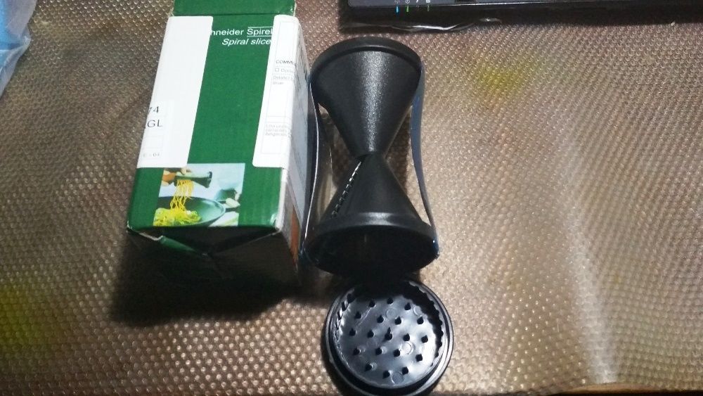 Espiralizador Manual Veggie cortador vegetais espiral vegetariano NOVO