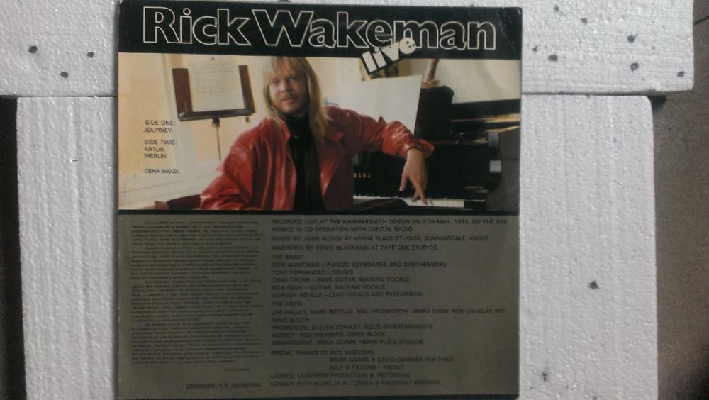 LP Rick Wakeman - Live Hammersmith płyta winylowa, winyl