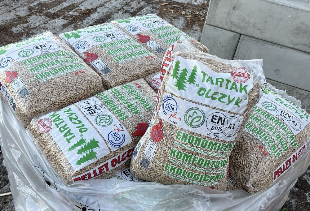 Pellet debowy Mat-Tar certyfikowany sosnowy Olczyk