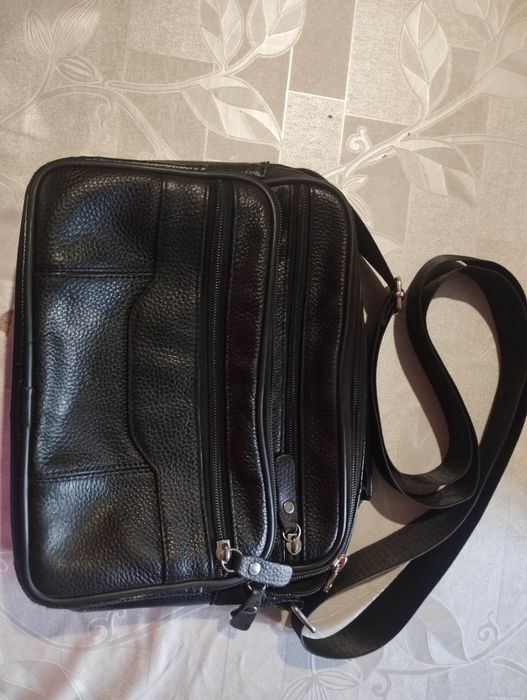 Чоловіча шкіряна сумка барсетка