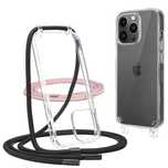 Etui Flexair Chain Do Iphone 12 / 12 Pro Black & Pink