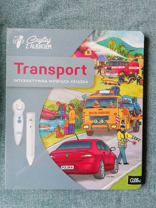 TRANSPORT książka Czytaj z Albikiem Albi