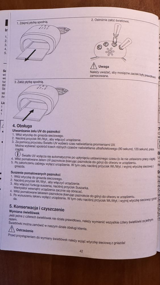 Suszarka do paznokci stóp i dłoni UV MPE 58 by Elle marki Beurer