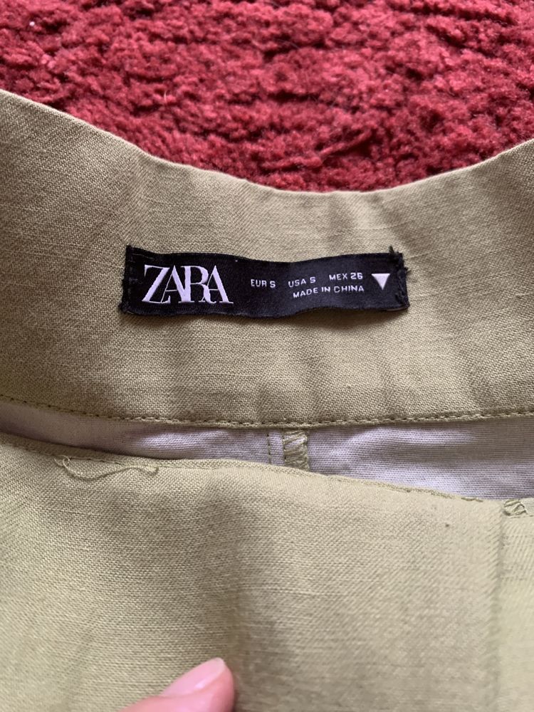 Шорти Zara з льону р.36