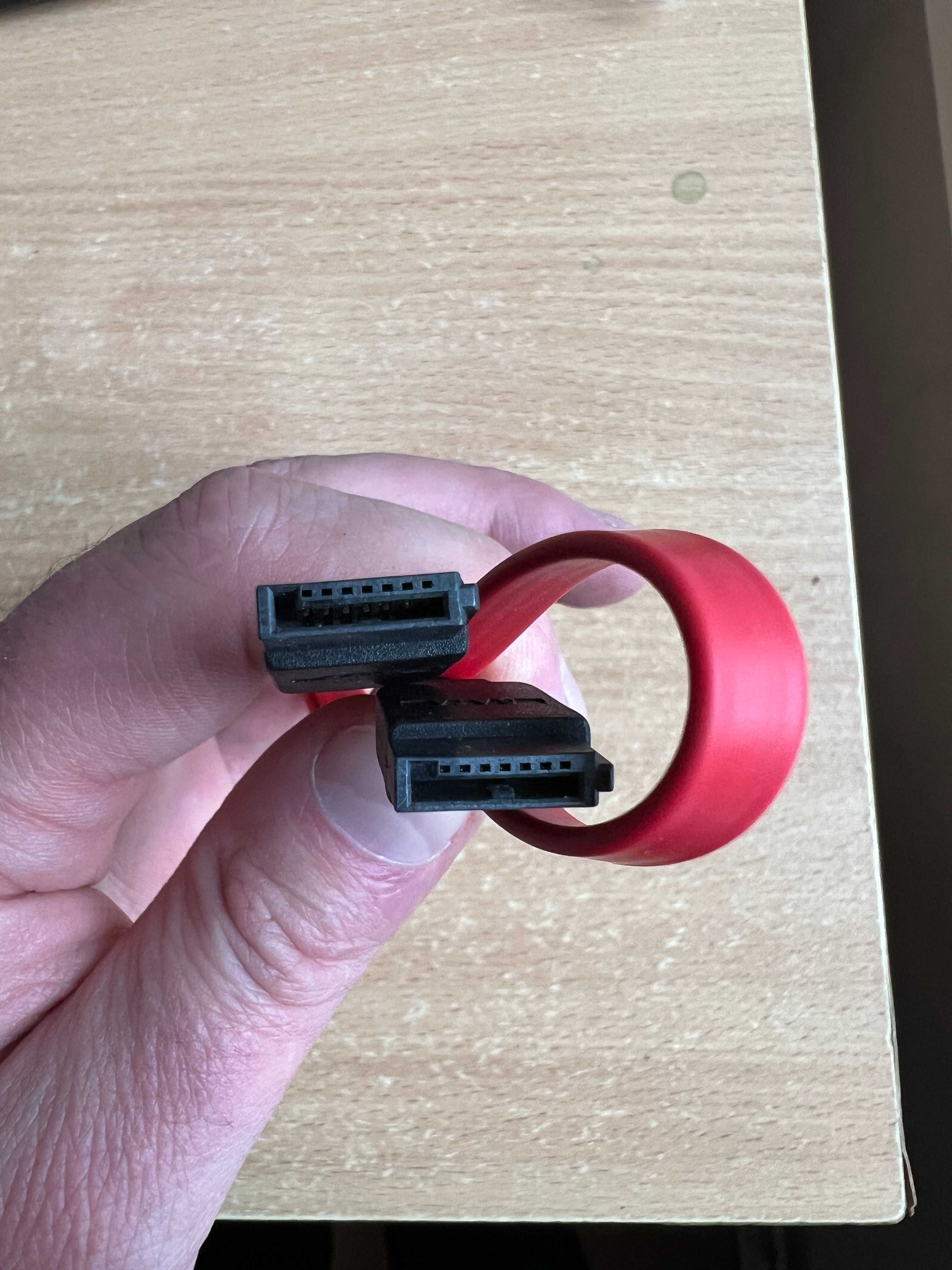 Кабель ATcom SATA 0.5m Red