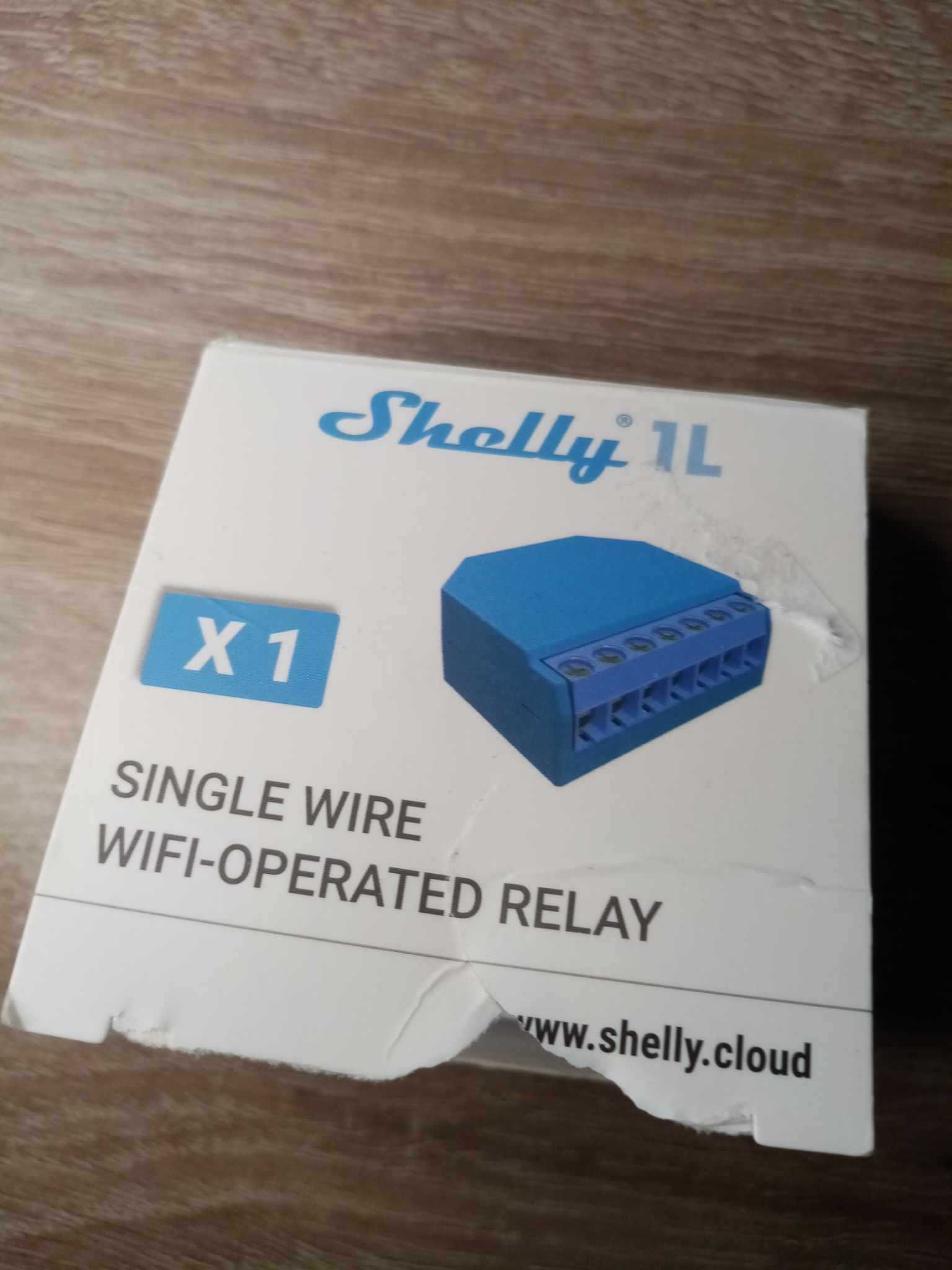 Shelly 1L - Jednoprzewodowy przekaźnik sterowany WiFi