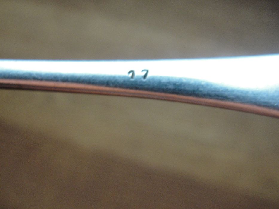 Stare łyżeczki platerowane, 4 sztuki