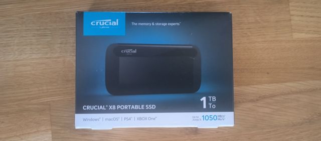 Dysk przenośny SSD Crucial X8 1TB USB do Steam deck