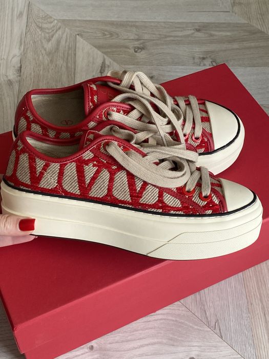 Кеди, кеды на платформе Valentino, діор 35 розмір