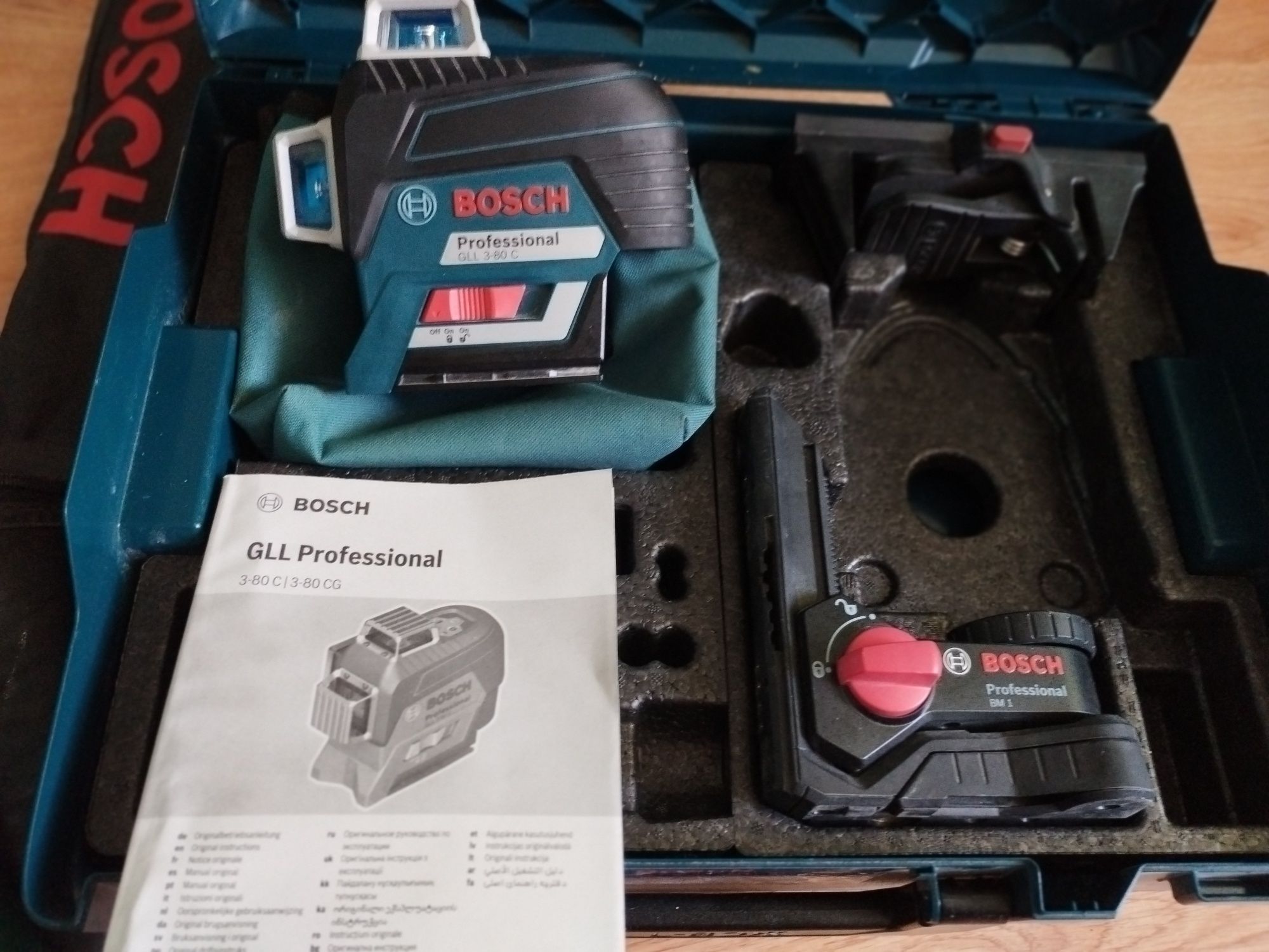 Laser Bosch Gll 3-80c PLUS tyczka