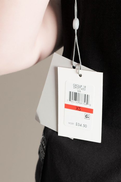 DKNY ОРИГІНАЛ. Жіноча майка футболка чорна лого розмір XS