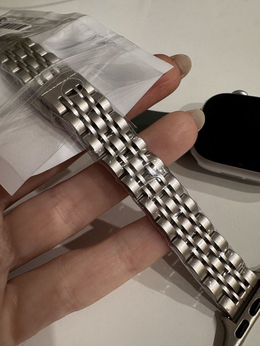 New ремінець нержавіючої сталі applewatch42/44/45/49 металевий браслет
