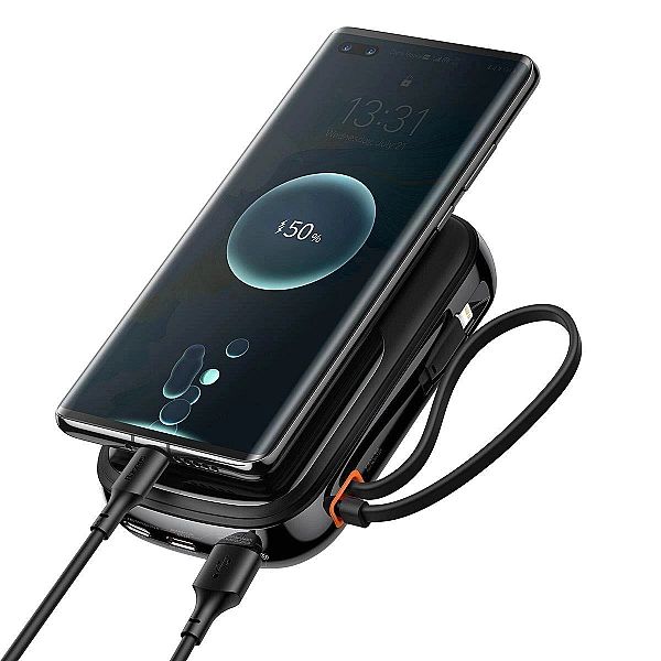 Baseus Qpow Digital Display powerbank z szybkim ładowaniem 10000mAh 22