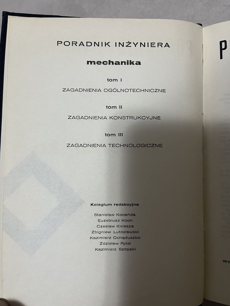 Poradnik inżyniera mechanika wnt tom 1 2 3