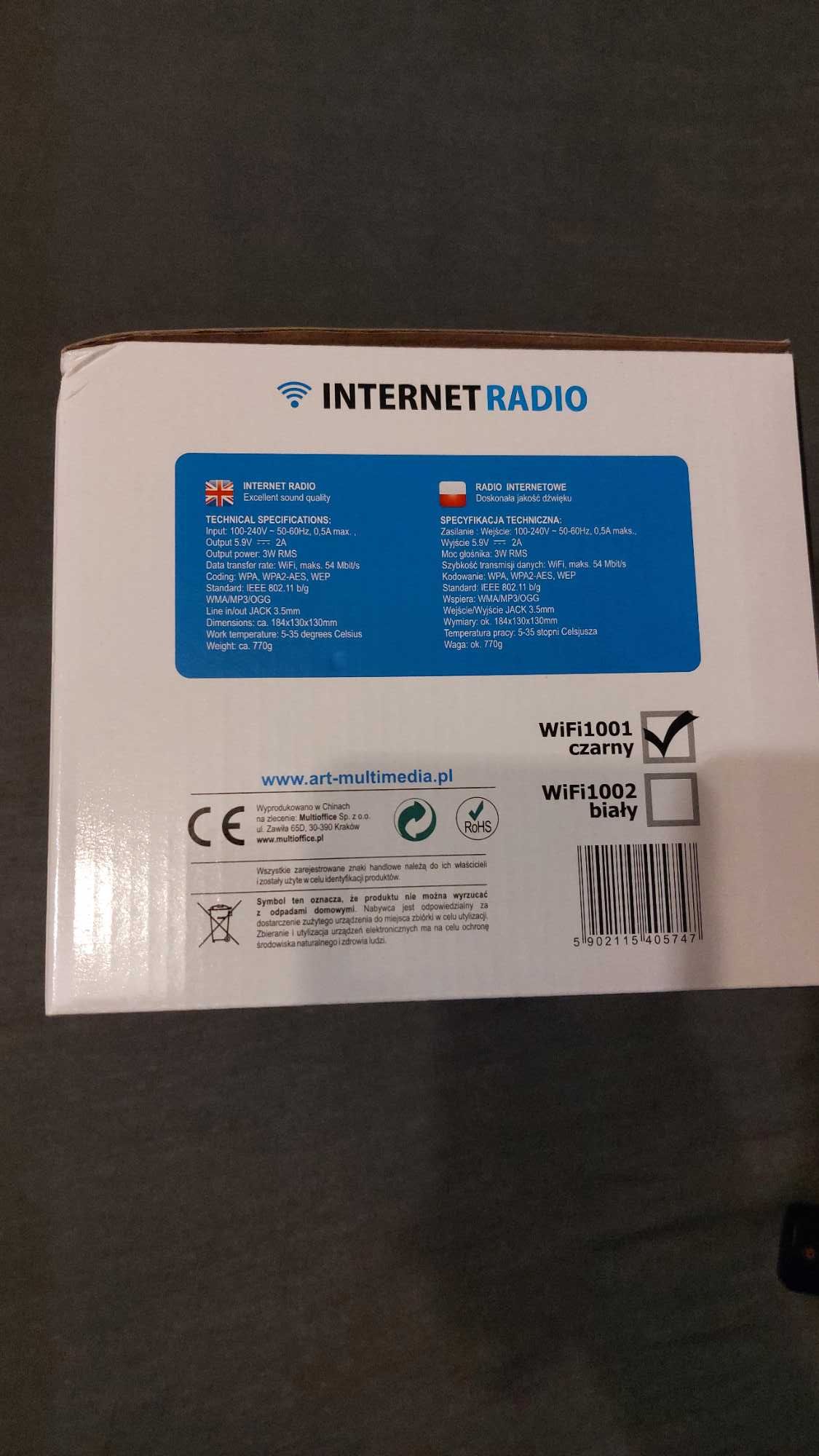Radio internetowe ART 1001 WiFi USB