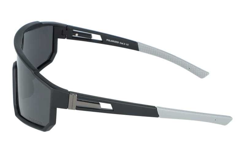 Okulary przeciwsłoneczne męskie czarne UV400 polaryzacja okulary sport