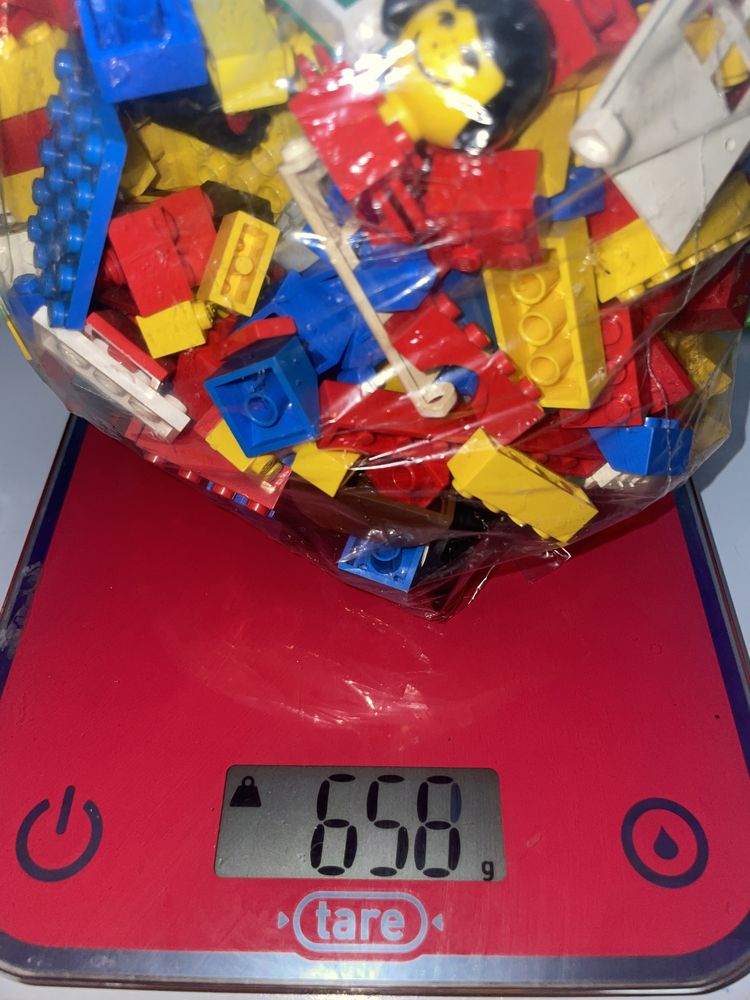 Mix starych klocków lego z rzadkimi elementami 650g