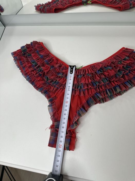 Majtki świąteczne święta L 40 czerwone jak spódniczka