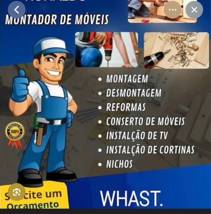 Servicos, montagens, desmontagens 24h