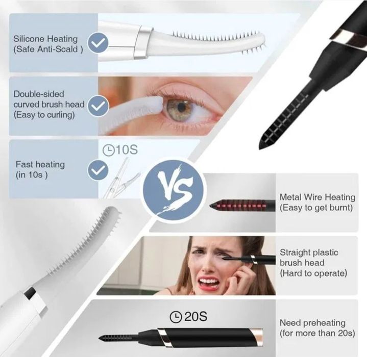 TOUCHBeauty ogrzewane zalotki do rzęs
