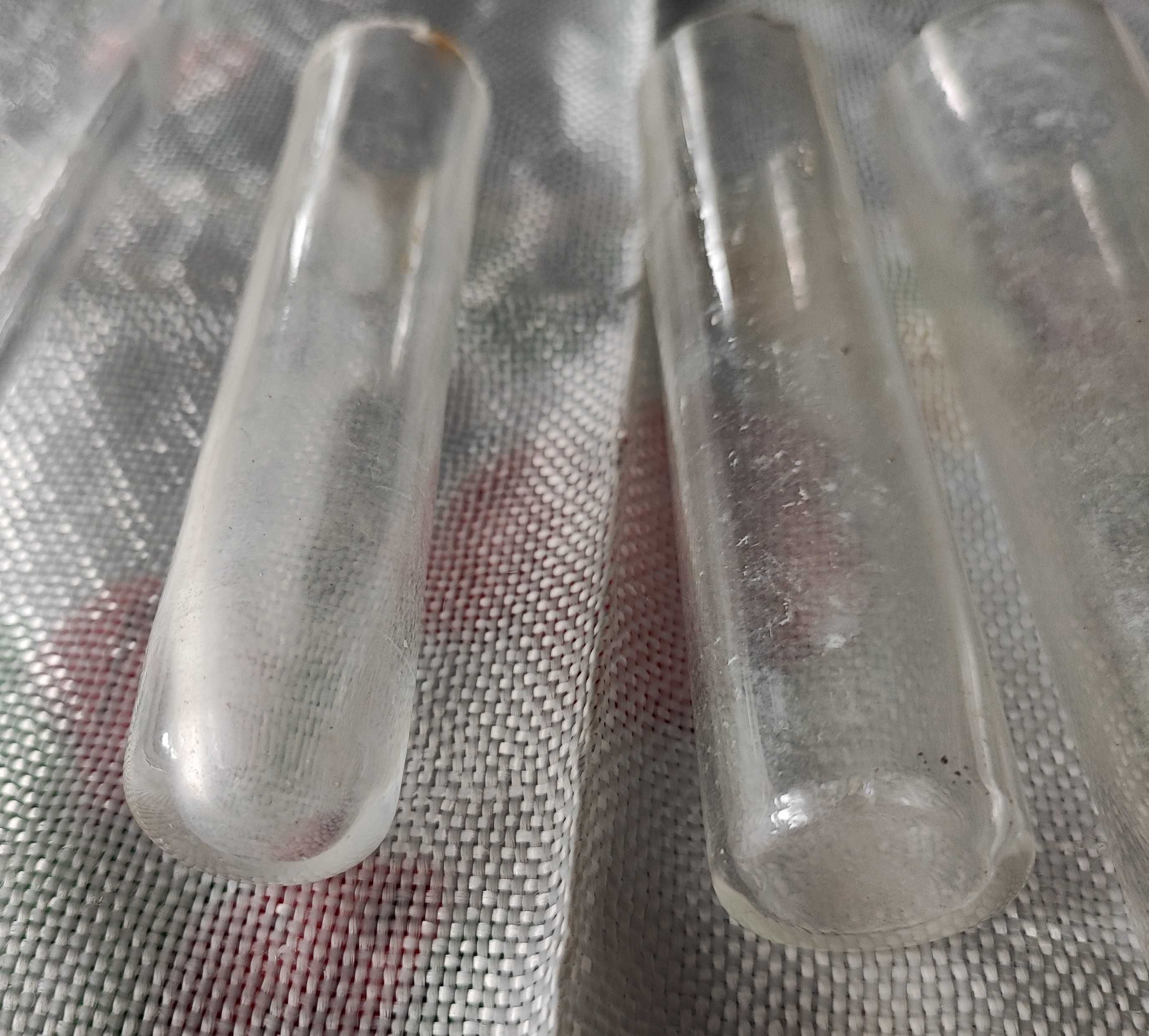 Lote de peças em vidro de laboratório