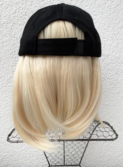 Premium Ultra włosy doczepiane, czapka z włosami, jasny blond 42.