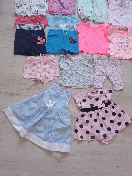 Ubranka niemowlęce na lato r. 62