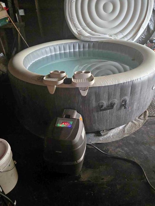 Jacuzzi dmuchane Intex Greywood Deluxe 4os z pompą i grzałką
