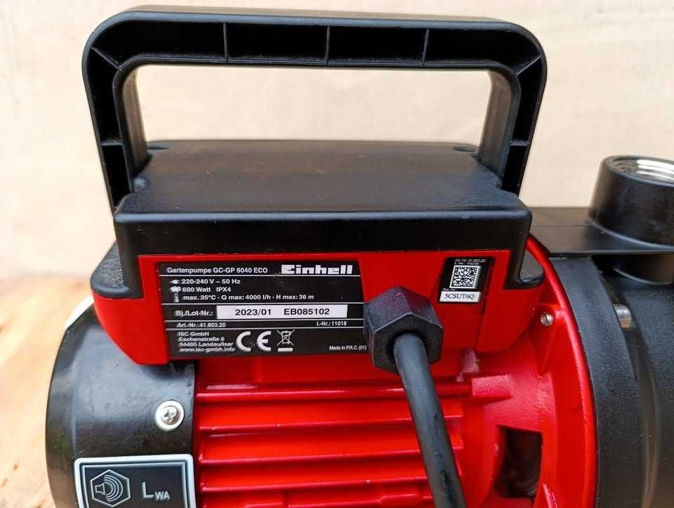 Pompa powierzchniowa ogrodowa Einhell GC-GP 6040 Eco 600W 4000l/h