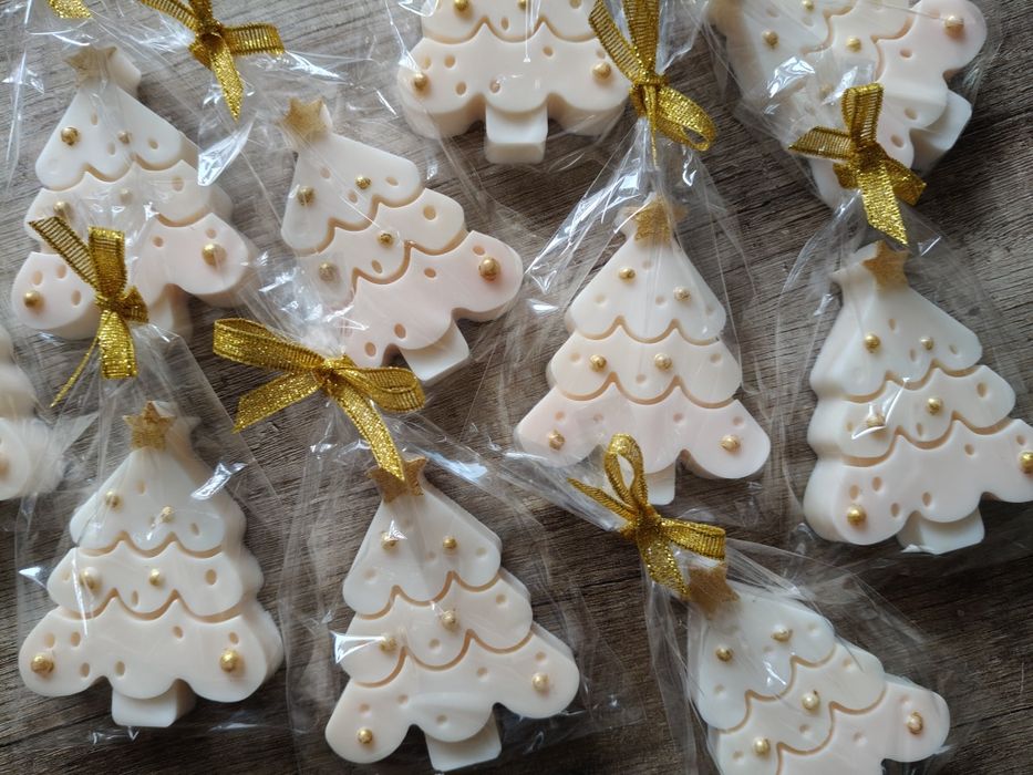 Choinki mydlane- różne kolory.  Mikołajki,święta,upominek.