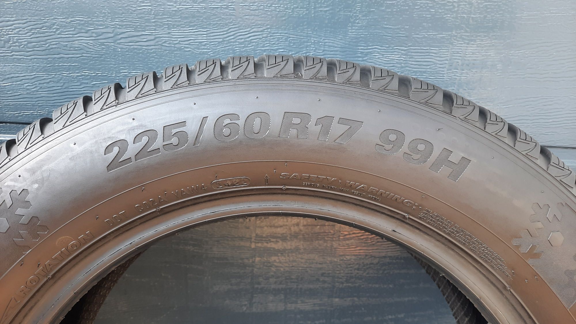 Kumho 225/60 R17 WinterCraft 6.5 mm 2022