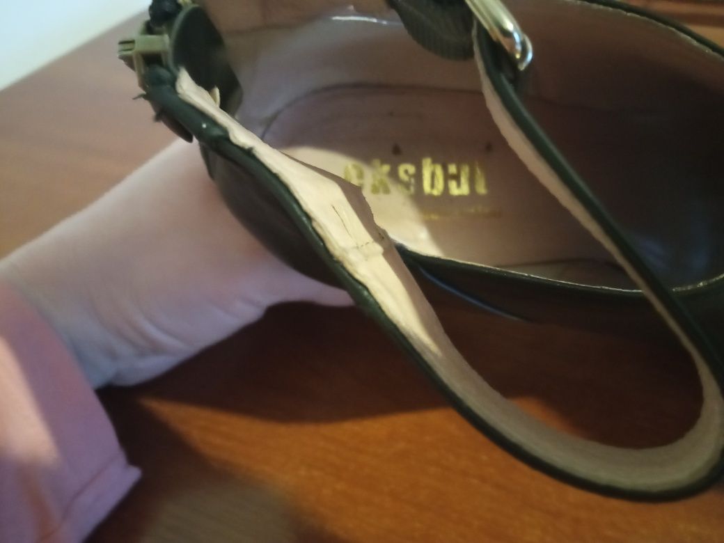 Botki buty skórzane damskie