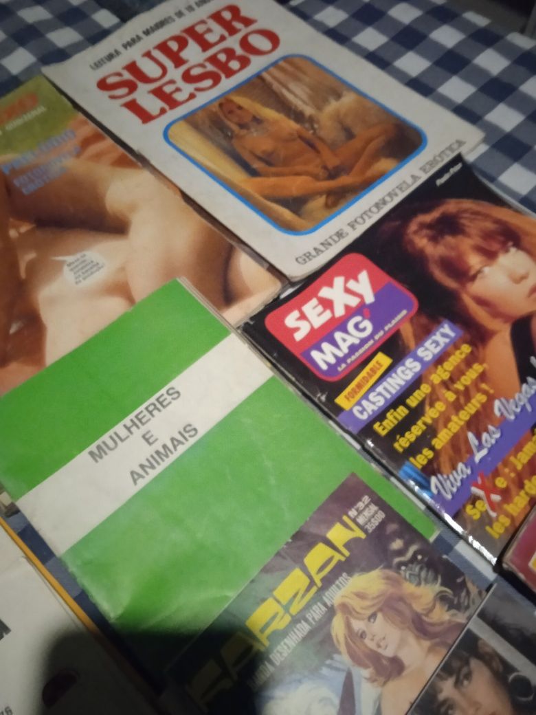 Revistas de pornografia, antigas anos 70