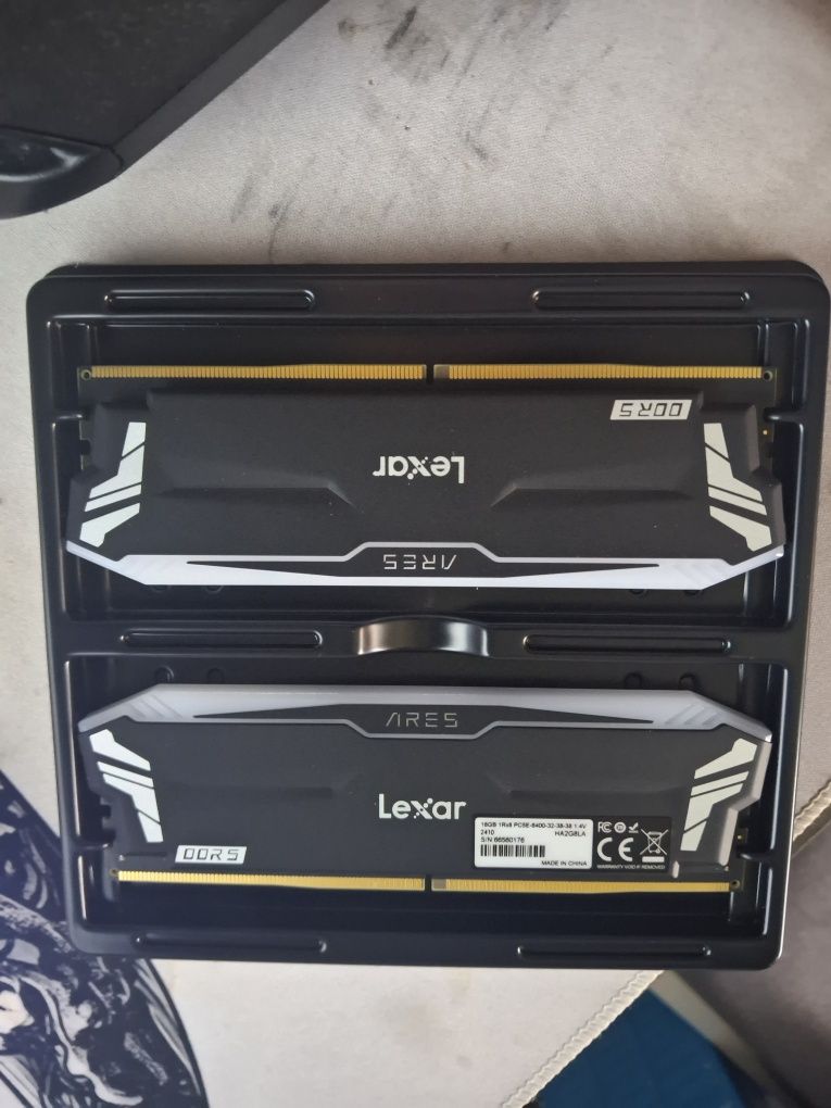 Nowe kości pamięci RAM lexar ares ddr5 32gb 6400mhz