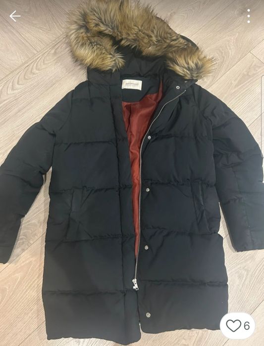 Kurtka zimowa puchowa kaptur, ciepła Promod 36/S