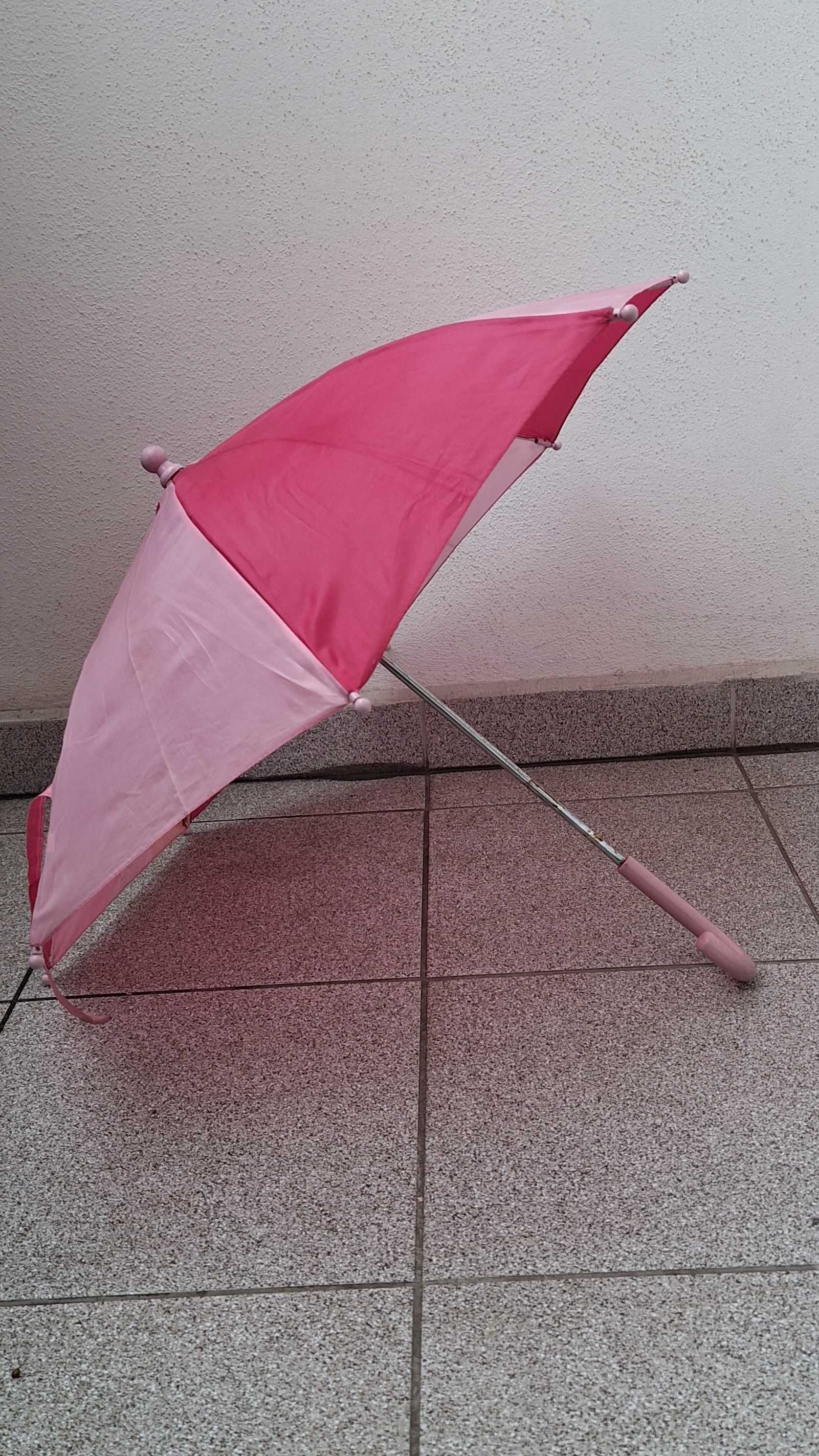 Różowy parasol dwukolorowy Disney Princess Bella Kopciuszek śpiąca