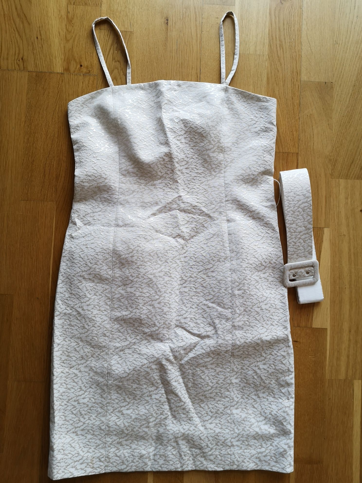 Sukienka śliczna na wesele, elegancka 36/1-2-3/jak nowa