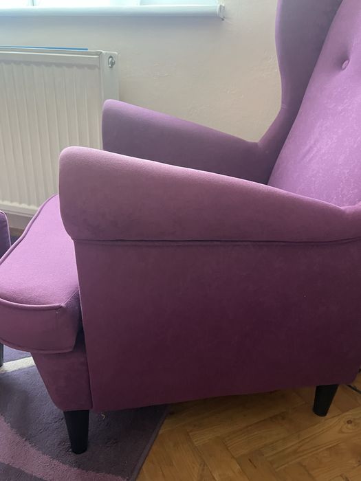 Sprzedam fotel Uszatek z pufem