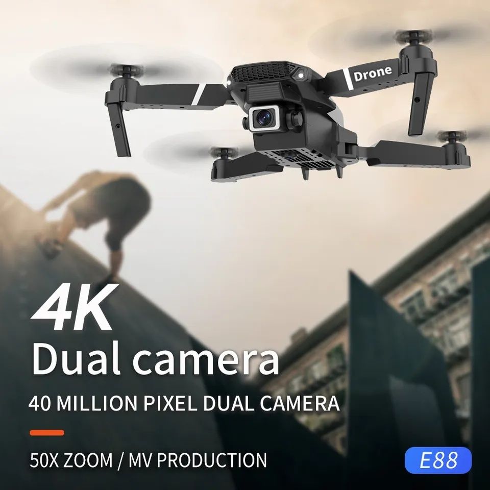 Drone E88/E99 Pro Com Câmera Dupla + saco transporte