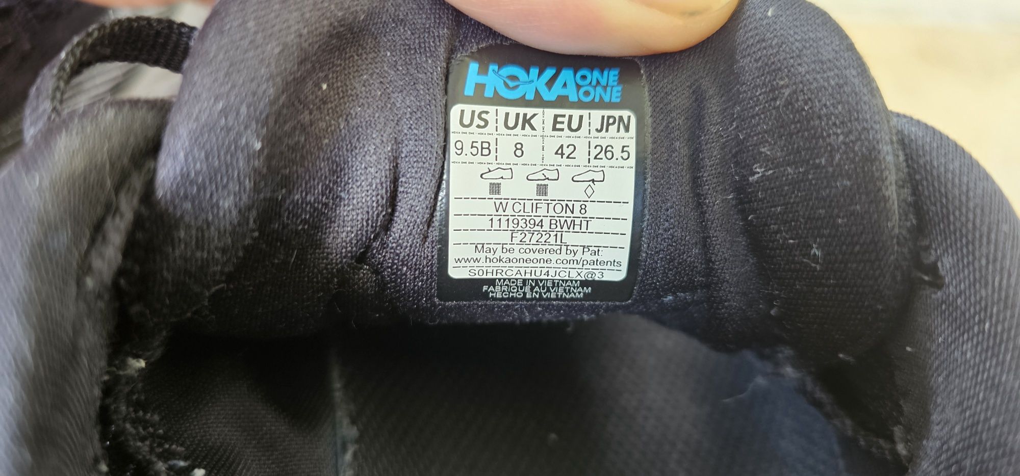 HOKA męskie buty do biegania rozmiar 42 wkładka 26,5cm
