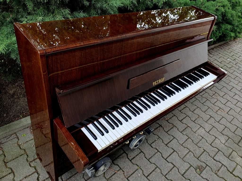 Pianino PETROF 106cm 1984r BRĄZOWY POŁYSK