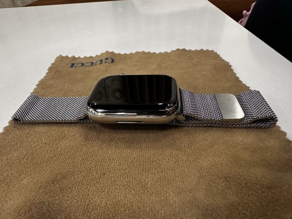 Apple Watch 7 45 Stainless Steel Milanese Loop ідеал