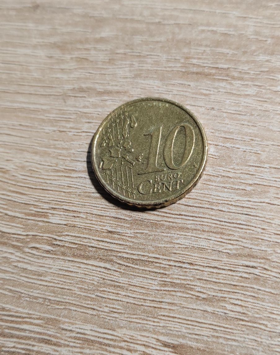Moneta 10 Euro Cent, Austria, 2007