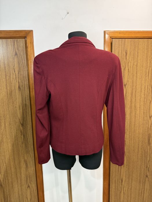 Bordowa marynarka bordowy żakiet elegancki