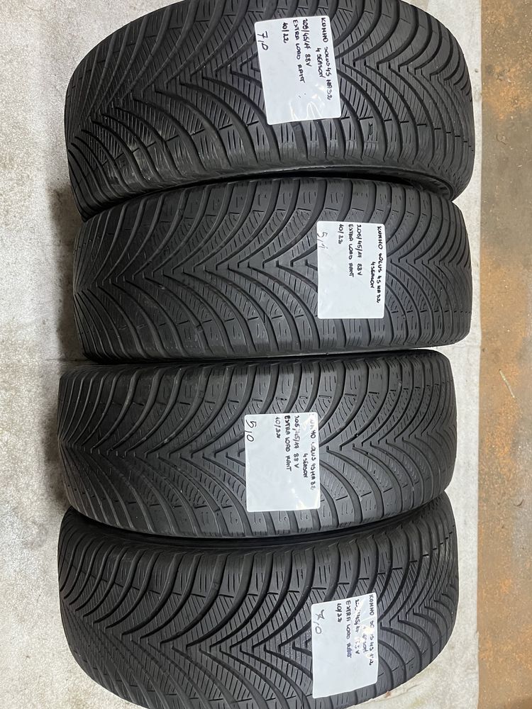 4x 205/45/17 88V KUMHO SOLUS 4S HA32 4 season wielosezon