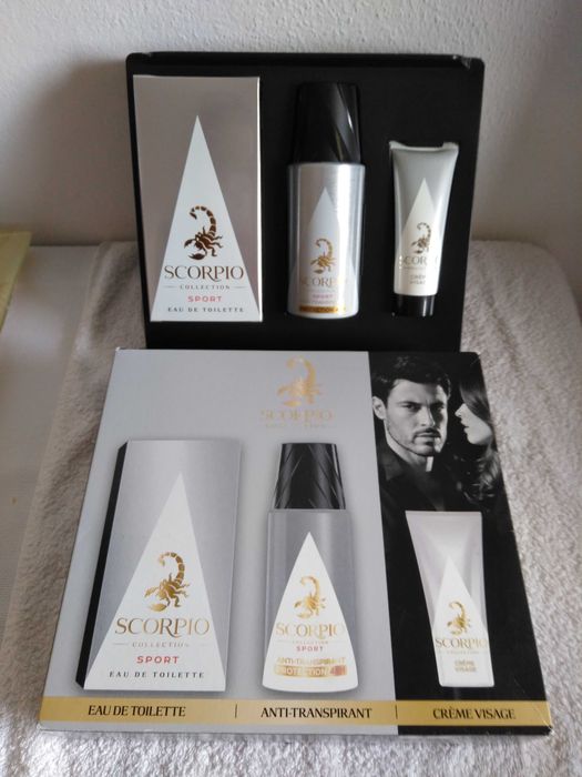 Conjunto Scorpio Sport perfume, desodorizante e creme