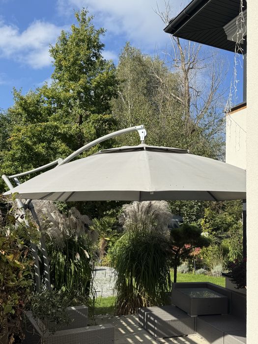 Duży parasol ogrodowy Litex IBIZA 4,2m- OKAZJA! OFERTA ZIMOWA!!