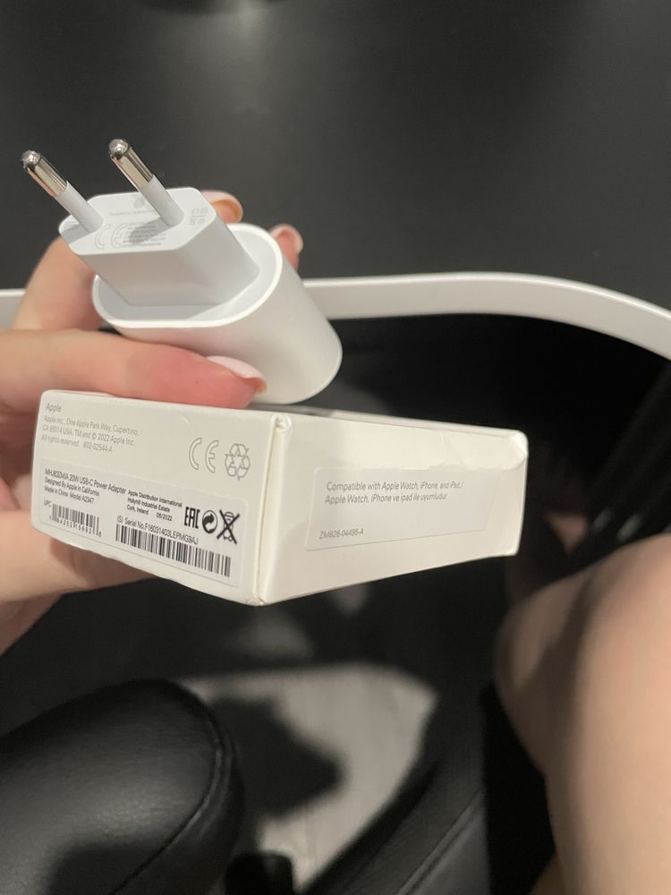 Блок питания айфон iphone Apple 20w зарядка новая