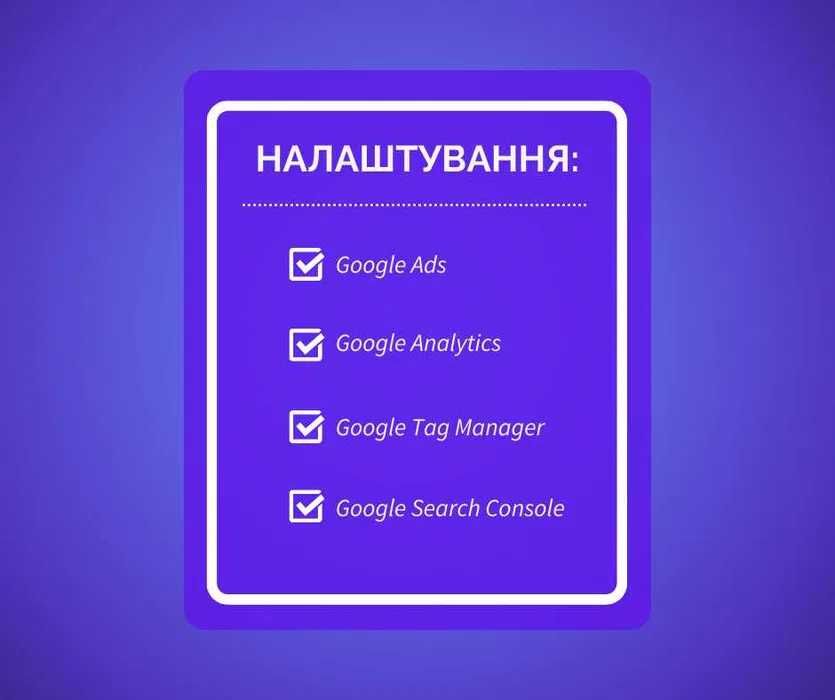 Реклама Гугл | Налаштування реклами Google | УЖГОРОД